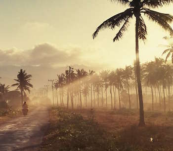 A countryside in Indonesia