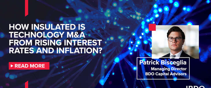 How insulated is technology M&A from rising interest rates and inflation?