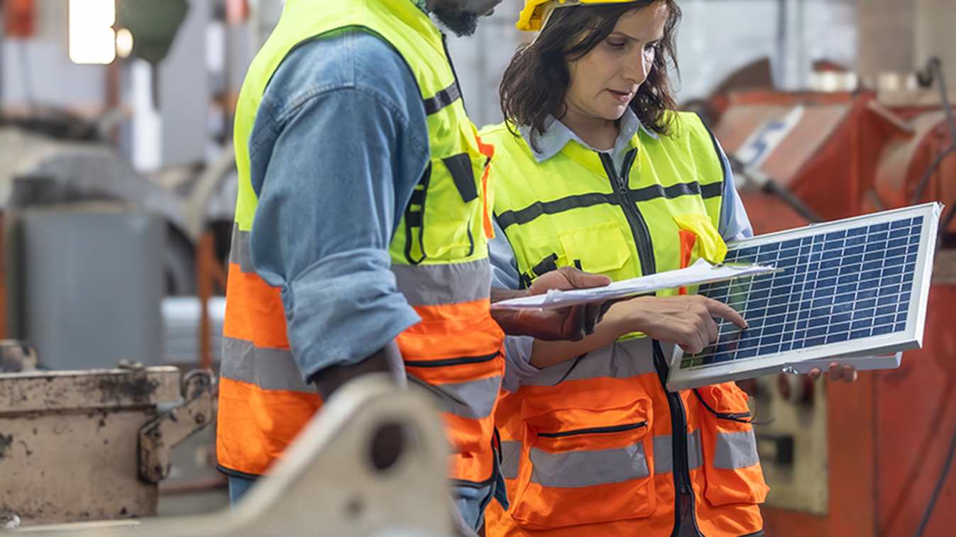 workers at a construction side